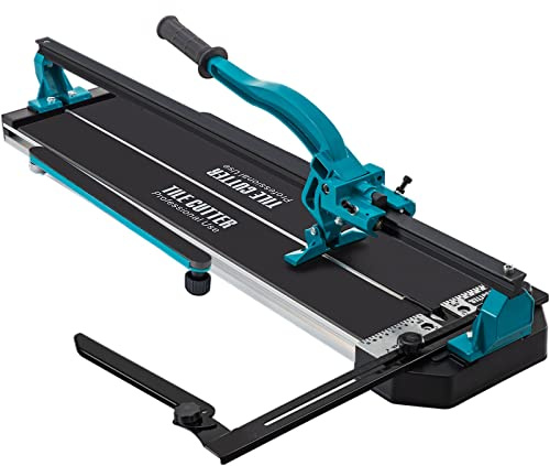 Manuelle Fliesenschneidmaschine 35-1200 mm Fliesen Schneider, Aluminium, Infrarot-Laser-Positionierung, Doppelspurige Führungsschiene, Rutschfester Gummigriff, Für Keramikfliesen, Bodenfliesen