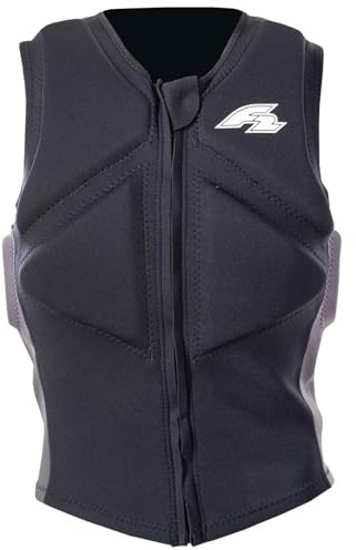F2 Herren Prallschutz Weste Kite & Surf Weste S-XXL Größe wählbar Schwarz
