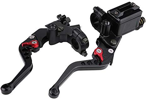 Keenso Motorrad Brems und Kupplungshebel | 1 Paar Hydraulische Bremshebel Kupplungshebel Universal für 7/8 Zoll Lenker