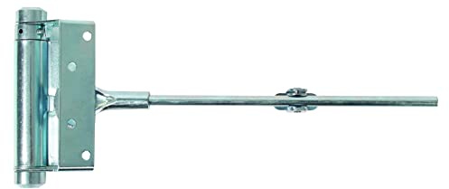 Alberts 417758 Tür- und Torschließer | selbstschließend | galvanisch blau verzinkt | Höhe 100 mm | Länge 242 mm