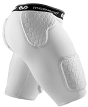 McDavid Unisex Thudd Schutzhose, Weiß, L EU