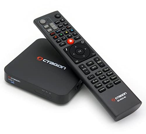 Octagon SX988 4K UHD H.265 HEVC Internet Smart TV Set-Top Box - Multi-Boot Receiver und Sat to IP TV, DLNA, YouTube, Web-Radio, Schwarz