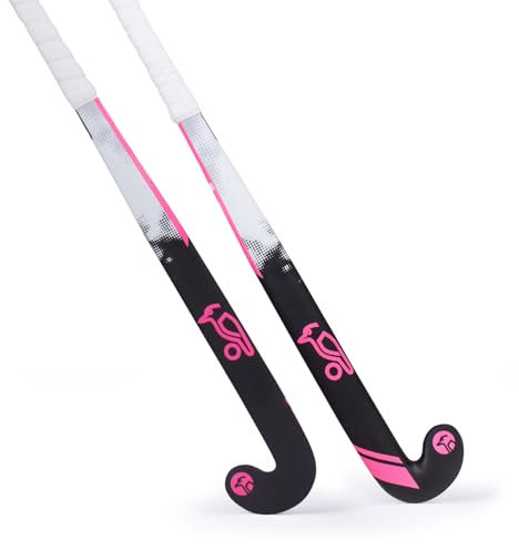 Koolaburra Unisex Jugend Swift Hockey Stick-35 Hockeyschläger, schwarz/rosa, 89 cm (35 Zoll)
