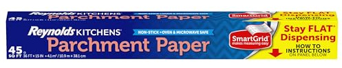 (Single Roll, 4.2sqm Roll) - Reynolds Kitchens Parchment Paper (SmartGrid, Non-Stick, 4.2sqm)