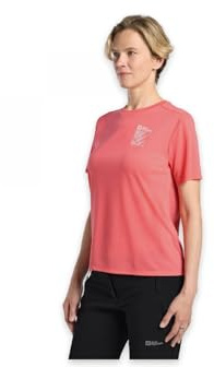 Jack Wolfskin Damen Vonnan Graphic T W T-Shirt