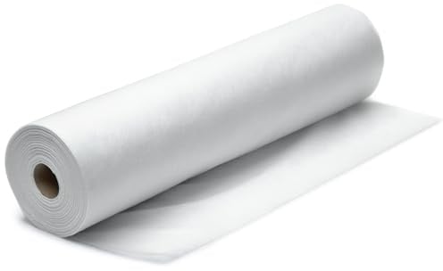 Vliesstoff Meterware 3 m x 160 cm Volumenvlies Polstervlies Polsterwatte - Leichtes Nähvlies Futterstoff weiß weich atmungsaktiv für Kleidung Patchwork Polsterarbeiten Deko ohne Kleber