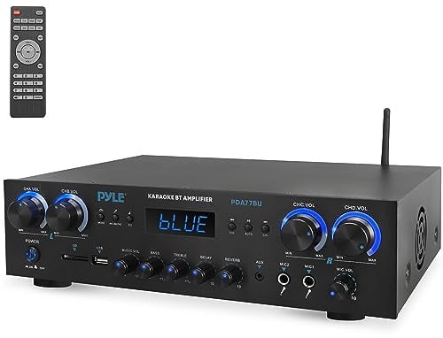 Pyle Bluetooth HiFi Verstärker, 4-Eingang-Verstärkersystem