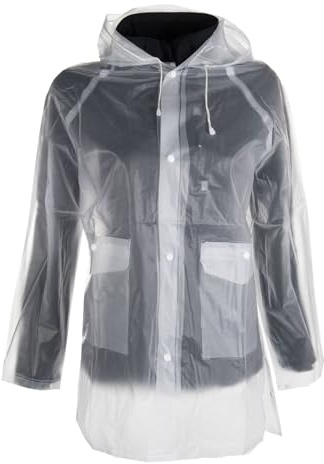 HKM Unisex Regenjas, Transparentxxxxl Reitjacke, transparent, 4XL EU