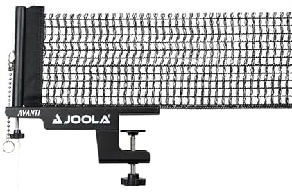 JOOLA Unisex – Erwachsene Tt-netzgarnitur Avanti Tischtennisnetz, Schwarz, 182.88 Cm 72 Inch EU