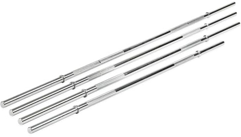 Sport-Thieme Langhantelstange, ø 30 mm | 160-220 cm, Stahl | 9-12,5kg Stange für Freihanteltraining, Kniebeuge, Kreuzheben | Mit Stellverschlüssen | Markenqualität