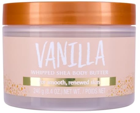 Tree Hut Vanilla Whipped Shea Body Butter 238.1 g with Natural Shea Butter for Nourishing Essential Body Care