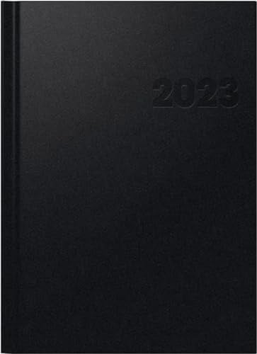 Brunnen Wochenkalender Modell 781 2023 A4 schwarz, 1078160903