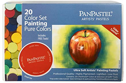PanPastel 20 Farben Set - Pure Farben/Malset