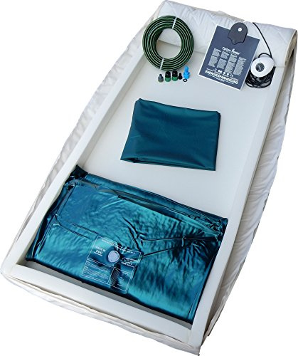 my-waterbed Leichtwasserbett Wassermatratze - Komplettset f. Lattenrost Leichtwassermatratze 90x200cm (90% Beruhigung)