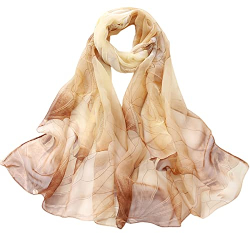 FAIRYGATE Chiffon Schal Damen Stola Halstuch Tuch für Sommer Herbst Winter Ganzjährig Schals & Tücher
