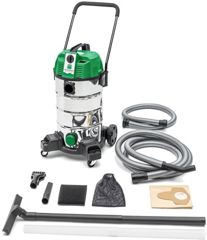 Wagner Green Teichsauger 35 Liter VA | komplett Teichschlammsauger für die Reinigung für Gartenteich Schwimmteich Fischteich Pool und Haus