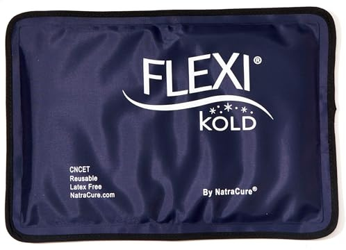 FlexiKold Gel Kühlpad & Kühlkompresse – Kühlkissen & Kühlbeutel für z.B. Knie, Augen & Gesicht – Kühlpack Größe: Klein in 19 cm x 29 cm – A6303-COLD