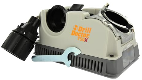 Tivoly Drill Doctor 750 – Bohrerschärfgerät (2,5 bis 19 mm, Spitze 118º und 135 Grad