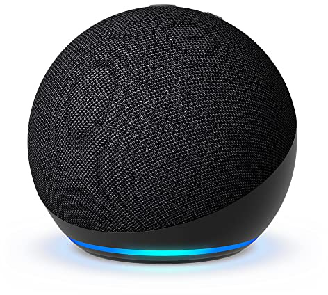 Zertifiziert und generalüberholt Echo Dot (5. Generation, 2022) | Smarter Bluetooth Lautsprecher mit Alexa | Anthrazit