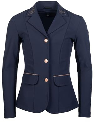HKM Kids Flora Turnierjacket, Dunkelblau, 140