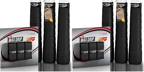 VIGO Sports selbstklebendes Tennis Griffband mit Anti-Schweiß Technologie – rutschfestes Badminton Griffband universell für Tennisschläger, Badminton Schläger & Overgrip - Griffband Tennisschläger