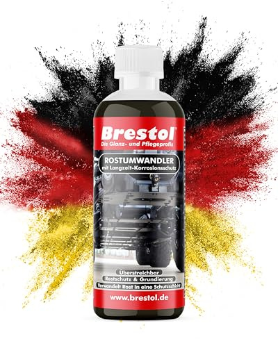 Brestol® ROSTUMWANDLER 300 ml - Rostkonverter & Grundierung in einem Zug - Rostschutz Rostlöser