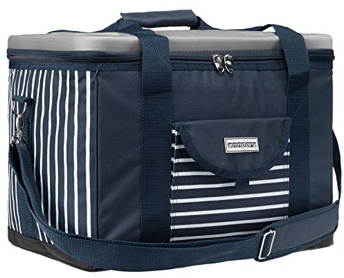 anndora Kühltasche XL 40 Liter – große Isoliertasche mit Getränkehalter & Tragegurt – auslaufsicher & belastbar bis 10kg – Thermotasche für Picknick, Camping, Strand & Einkauf