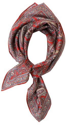 Prettystern Herr Dame reine Seide Bandana handrolliertes SeidenHalstuch unisex Nickituch