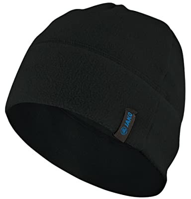 JAKO Unisex Fleecemütze, Schwarz, S-M