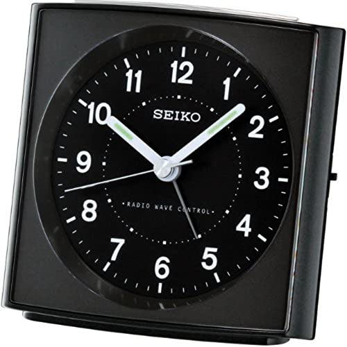 Seiko Funkwecker schwarz Kunststoff QHR022K