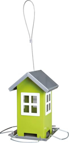 TRIXIE 55631 Futterhaus, Metall, 1.000 ml/20 cm, grün