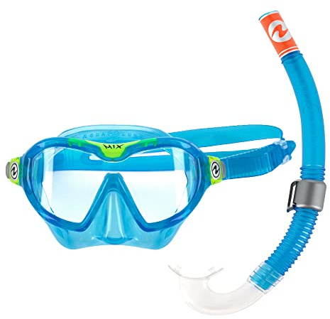 AQUALUNG Combo Mix , Tauchmaske + Schnorchel für Tauchen, Wassersport und Schnorcheln für Kinder ab 4 Jahren mit UV-Schutz