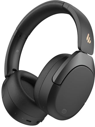 Edifier W830NB Wireless Over Ear Kopfhörer mit -45dB ANC, 94Std. AKKU, LDAC Hi-Res Sound, Spatial Audio, Schnellladung, Bluetooth V5.4 - Schwarz