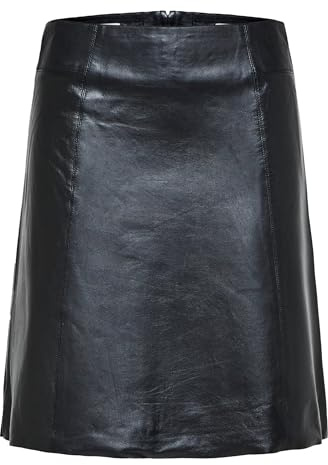 SELECTED FEMME Female Lederrock Mini | Leather skirt