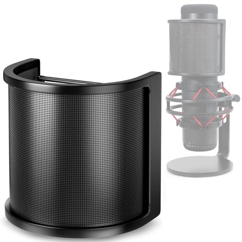 QuadCast Popschutz - Mikrofon Popschutz Windschutzs für HyperX QuadCast, Hyper X QuadCast S & Hyper X ProCast Pop Filter Schallschutz Reduzieren Hintergrund Geräusche von YOUSHARES