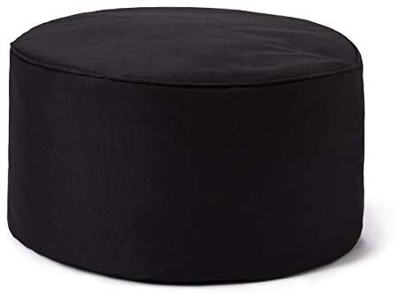 Lumaland Sitzsack Pouf (50 L) | Kompakter Sitzsack mit 3-in-1-Funktion: bequemer Hocker, praktisches Tischchen & stylischer Fußschemel für in- & Outdoor I Mit Flexibler EPS-Füllung | Ø 25 x 45 cm