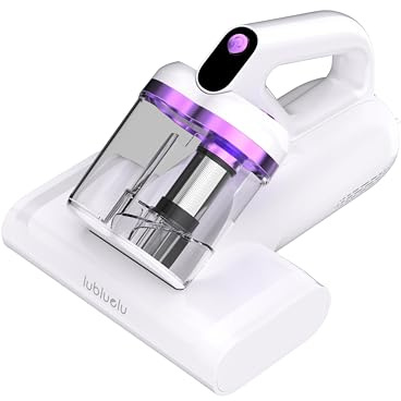 Lubluelu Milbensauger 3in1 für Matratzen, 18KPa Starke Saugleistung, Matratzenreiniger gegen Milben, Staub und Allergene, Handstaubsauger für Bett, Sofa, Polster und Textilien (weiß)
