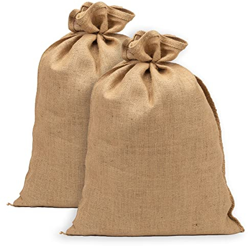 La cordeline Set mit 2 Jutesäcken, 36 x 51 cm, 425 g/m², 10 kg – ACJN120S-L2, Natur