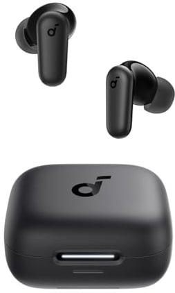 soundcore Anker P30i Kabellose Ohrhörer mit lauter und intelligenter Geräuschunterdrückung, kraftvollem Bass, 45 Stunden Spielzeit, 2-in-1-Schutzhülle und Smartphone-Halterung, IP54, Bluetooth 5.4