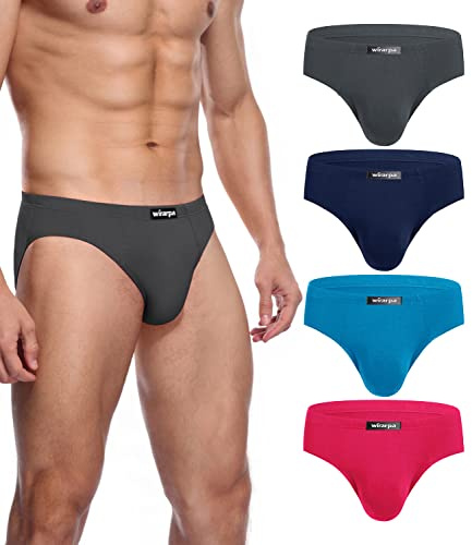 wirarpa Unterhosen Herren Slip Microfaser Männer Slips Stretcken Unterwäsche Größe S-XXXL