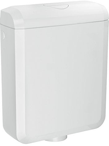 Cornat LEDA NEW Spülkasten - weiß - Kunststoff, 3-seitige Anschlussmöglichkeit - 2-Mengen-Spülung - tiefhängend / Spülkasten WC / Toilettenspülkasten / Toilettenspülung / SPK1400