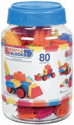 Battat - Großer Wertfall - Ineinandergreifende Bauklötze - 80-teiliges Spielset - STEM-Set für Kleinkinder, Kinder - Lernspielzeug - 2 Jahre +