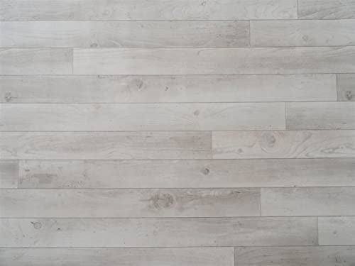 PVC Bodenbelag Vinylboden in rustikalem Holz, Zuschnitt (2m breit, 4m lang)