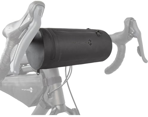 M-Wave Fahrrad Lenkertasche, wasserdicht, 3 L, Schultergurt, Bikepacking, Rough Ride II Front S