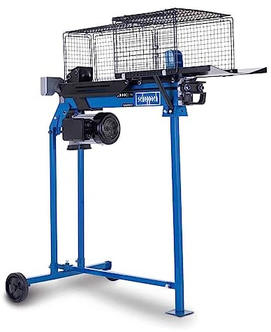 Scheppach liegend Holzspalter HL760LS Brennholzspalter mit Untergestell | Spaltkraft 7 Tonnen | 2200W - 230V | Spaltgutlänge 52cm | SpaltgutØ 25cm | Rücklauf & Einstellbarer Hub | Hydraulikspalter