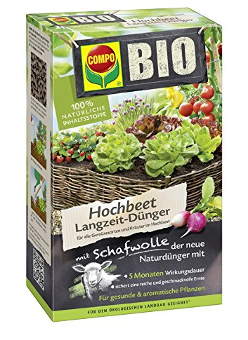 Compo Bio Hochbeet Langzeit-Dünger mit Schafwolle 750g