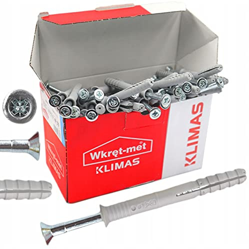 KLIMAS Schlagdübel 6 x 60 Nageldübel Dübel - 200 St.