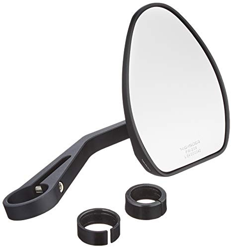 Highsider Lenkerendenspiegel FERRARA 2 schwarz mit ABE für 1 Zoll Lenker