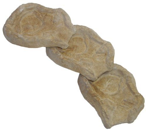 Wasserkaskaden Wasserfall Eder Bachlauf 3-teilig, Beige/Braun, a` 53 x 40 x 8 cm/ 3-teilig