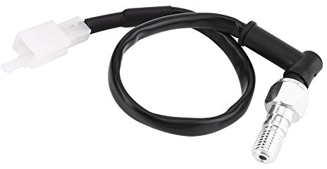 Keenso Motorrad Hydraulischer Bremslichtschalter, Universal Moped Hinten Hydraulische Bremsdruck Rücklichtschalter 1,25mm 1mm für Motorrad Roller Moped Dirt Pit Bike ATV(M10 x 1,25mm)